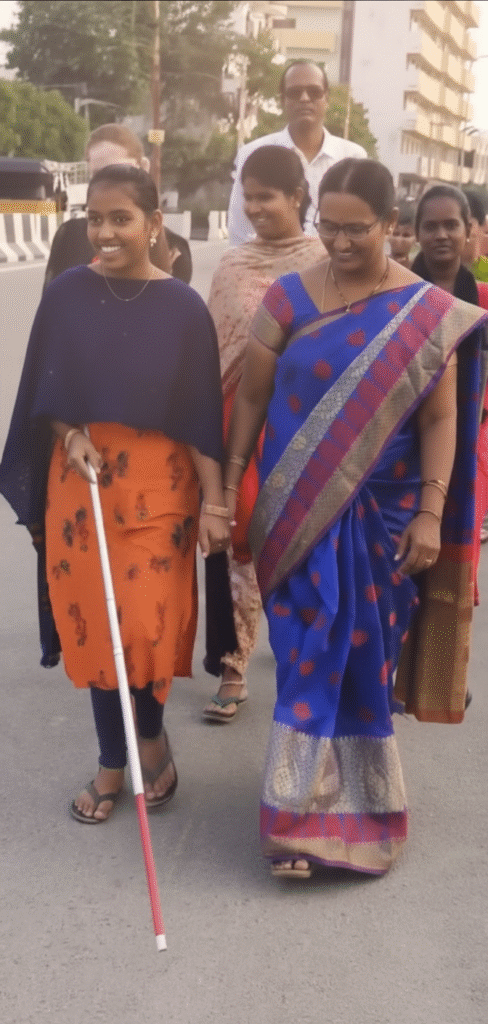 walking independently